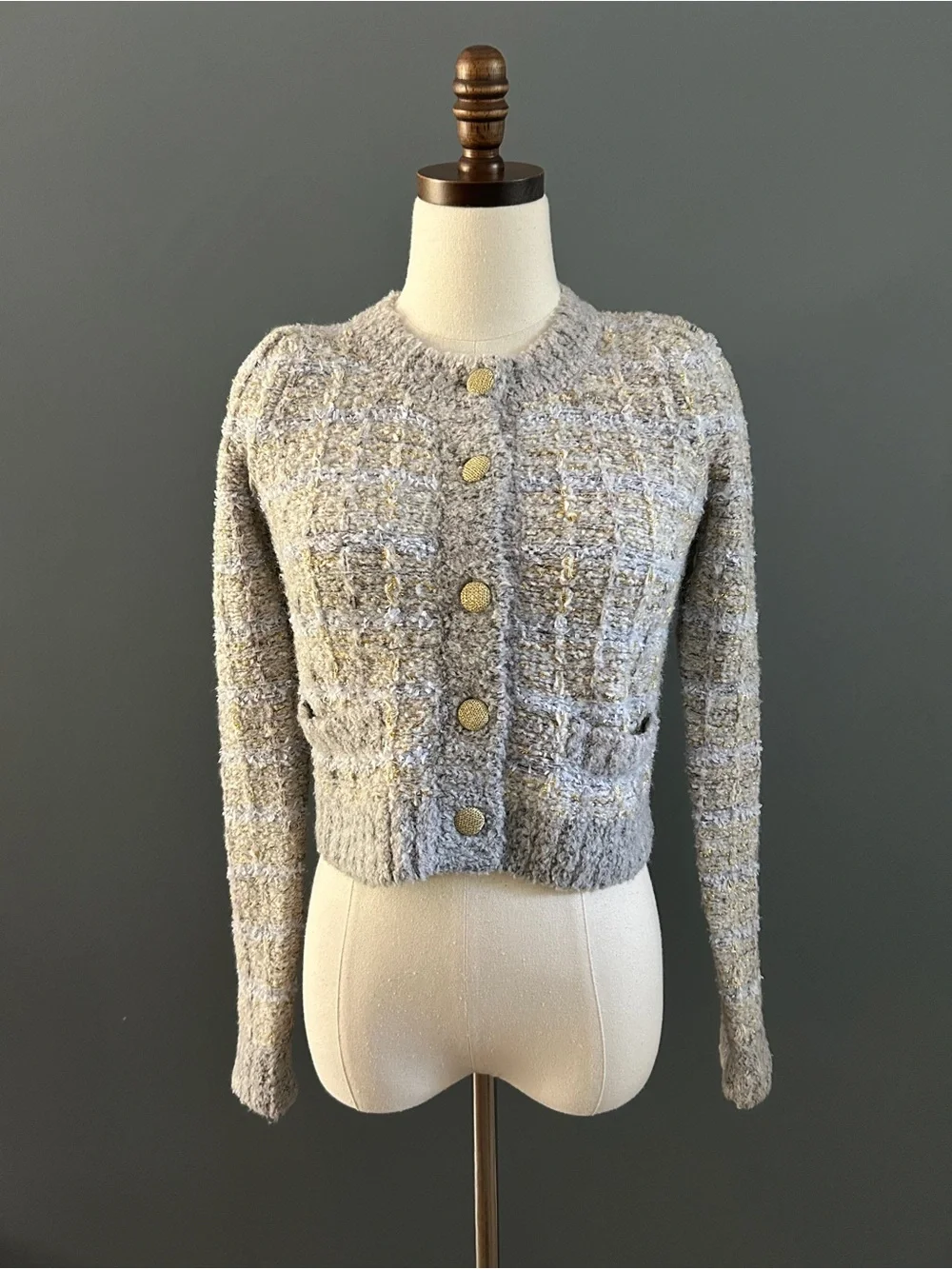 LoveShackFancy Saxon Crop Cardigan